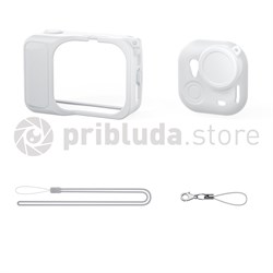 Силиконовый чехол белый для Insta360 GO Ultra gou016