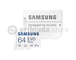 Карта памяти microSD Samsung Evo Plus 64 Gb оригинал f004 - фото 9893