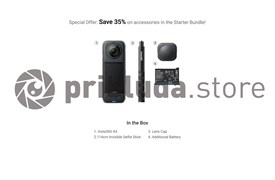 Insta360 X4 Starter Bundle x4000s